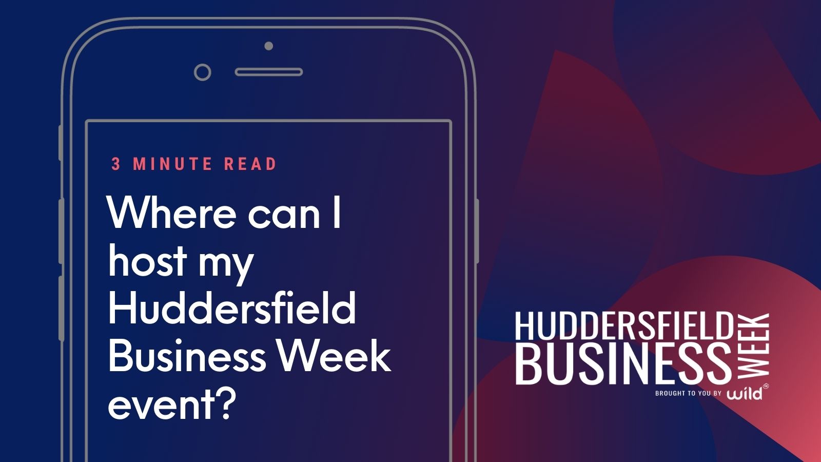 Where can I host my Huddersfield Business Week event?