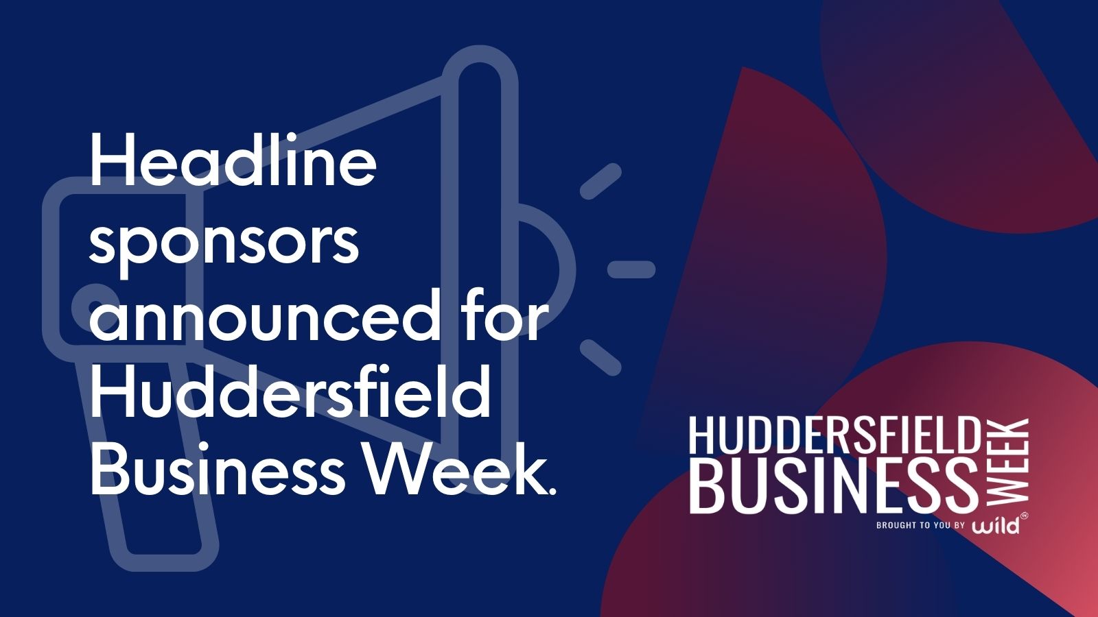 Headline sponsors announced for Huddersfield Business Week